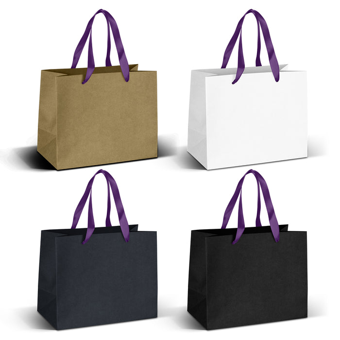 Medium Ribbon Handle Paper Bag - Custom Promotional Product