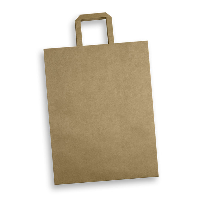 Extra Large Flat Handle Paper Bag Portrait - Custom Promotional Product