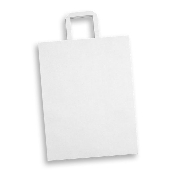 Extra Large Flat Handle Paper Bag Portrait - Custom Promotional Product