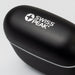 Swiss Peak TWS Earbuds 2.0 - A black charging case for earbuds with a logo, designed for Swiss Peak TWS Earbuds 2.0.