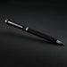 Swiss Peak Luzern Pen - A metal pen in sleek black with silver accents, featuring a branding logo.