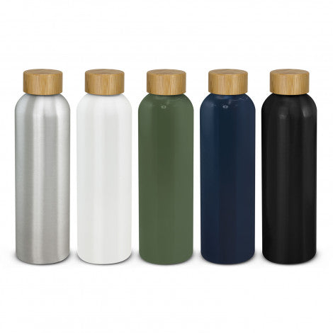 Eden Aluminium Bottle Bamboo Lid - Custom Promotional Product