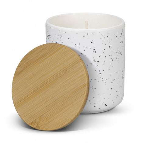 NATURA Candle with Bamboo Lid - Custom Promotional Product