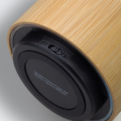 Bamboo Bluetooth Speaker - Black - Custom Promotional Product