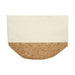 Toma Bread Basket - A bread basket featuring a cream upper section and a cork lower section, with a simple design and a logo.