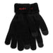 Himalaya Tech Gloves - A pair of black gloves featuring a textured finish and a logo on the cuff.