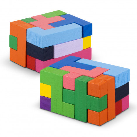 Pentomino Wooden Puzzle - Custom Promotional Product