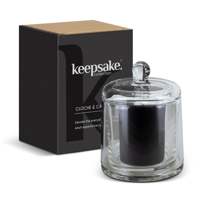 Keepsake Cloche And Candle Set - Custom Promotional Product