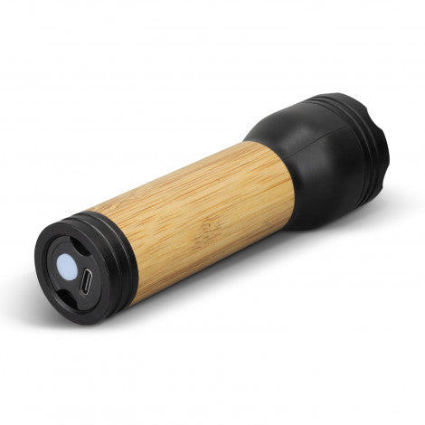 Lumina Rechargeable Bamboo Torch - Custom Promotional Product