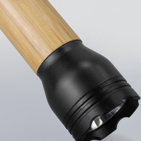 Lumina Rechargeable Bamboo Torch - Custom Promotional Product