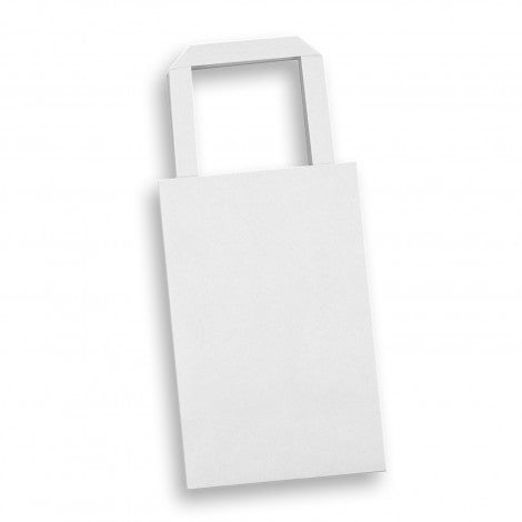 Small Flat Handle Paper Bag Portrait - Custom Promotional Product