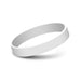 Kids Silicone Wrist Band - Embossed - A white silicone wristband with a smooth, debossed design. The band has a simple, clean appearance.