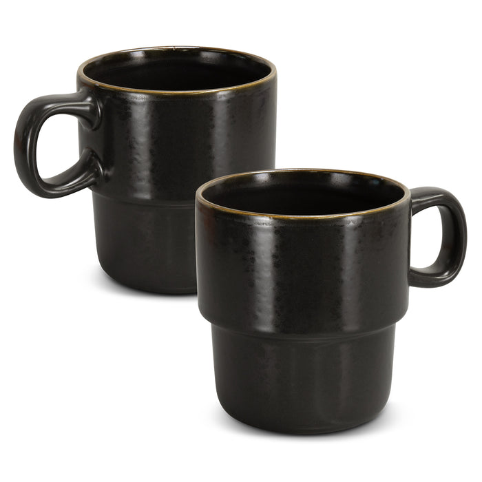 Keepsake Stackable Coffee Cup - Set of 2 - Custom Promotional Product