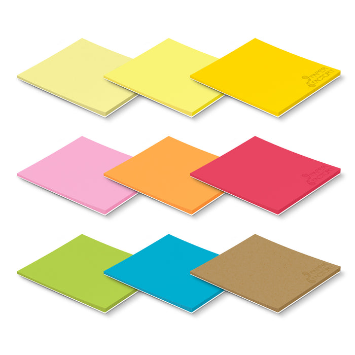 Coloured Sticky Pad 70 x 75mm - 25 Sheets - Custom Promotional Product