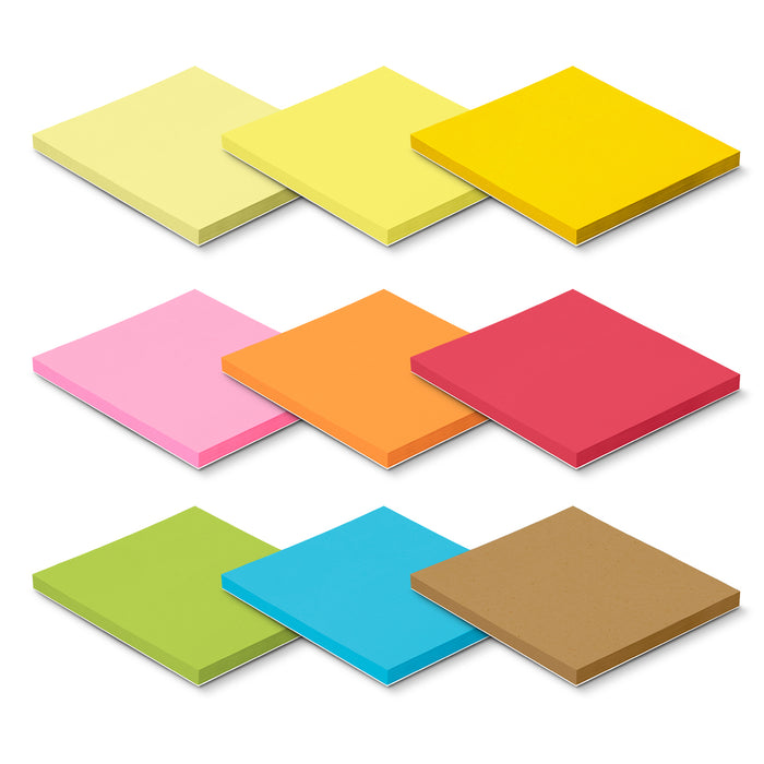 Coloured Sticky Pad 70 x 75mm - 50 Sheets - Custom Promotional Product