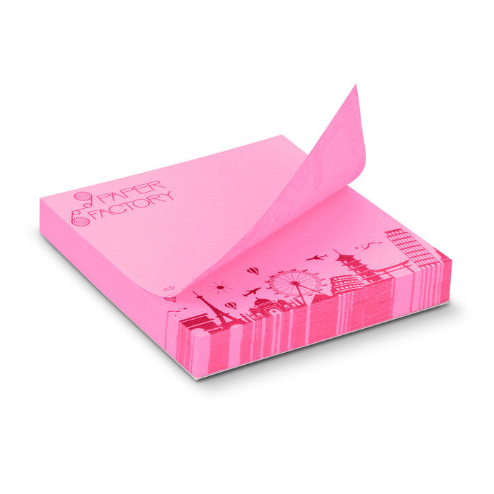 Coloured Sticky Pad 70 x 75mm - 100 Sheets - Custom Promotional Product