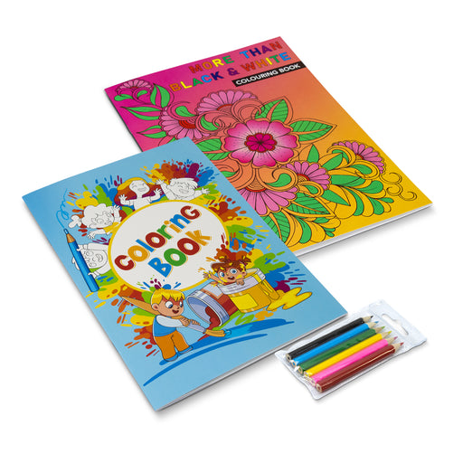Custom Cover Colouring Book - A4 - Custom Promotional Product