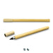 Infinity Inkless Bamboo Pen - A bamboo pen with a natural finish and a concealed tip, alongside its matching protective cap.