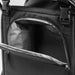 Vermont Cooler Seat - A black cooler seat with an open zipper compartment and a grey interior lining. It features adjustable straps.