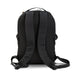 Frontier Trail Daypack - A black daypack with padded shoulder straps and a mesh back for ventilation, featuring a logo on the exterior.