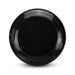 Aero Flyer - Large - A frisbee in solid black with a smooth surface and circular design, featuring subtle textured rings around the edge.