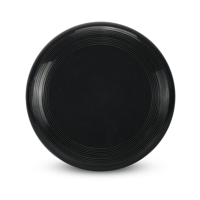 Aero Flyer - Small - Aero Flyer - Small is a black frisbee featuring circular grooves along the edges. It includes a visible logo.