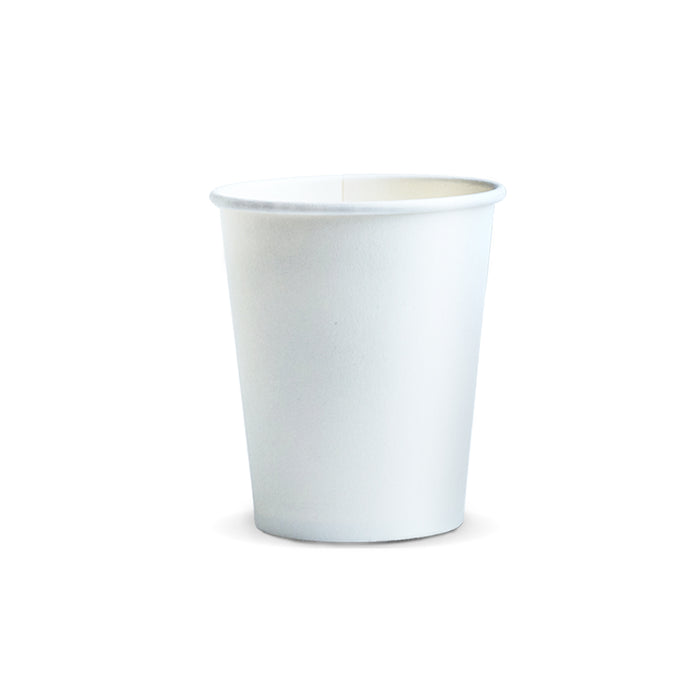 Compostable Paper Coffee Cup with Lid - 230ml - Custom Promotional Product
