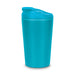 Corsica Coffee Cup - A drink bottle in a bright blue colour with a lid and a sleek design. It features a logo on the front.