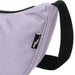 Byron Recycled Waist Bag 1.5L - A grey waist bag with a black strap and a logo tag attached to the side.