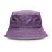 Bondi Washed Bucket Hat - A purple bucket hat featuring a textured design and an internal logo. Designed for a relaxed and casual look.