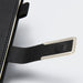 Pierre Cardin Fontaine Weekly Diary - 2027 - A black diary with a silver metal tab and textured cover, featuring a brand logo.