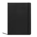 A4 Daily Diary - 2027 - A black A4 daily diary with a smooth cover and an elastic band closure. It has a logo on the front.
