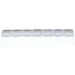 Weekly Pill Organiser - A white weekly pill organiser with compartments labelled for each day of the week. It has a simple design and a branding logo.