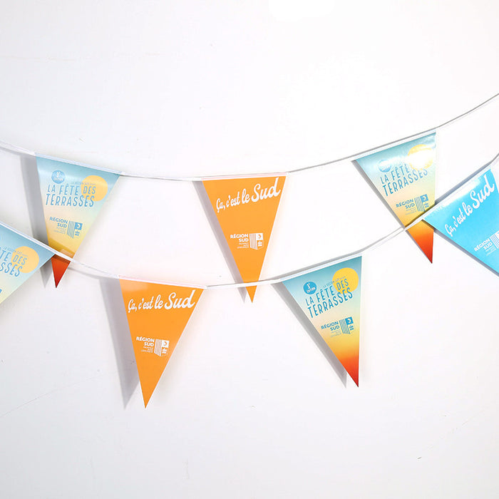Custom Paper Pennant String Flags - Custom Promotional Product