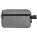 Stationary Essentials Pack - A grey toiletry bag with a zipper and a handle, featuring a small logo on the side.