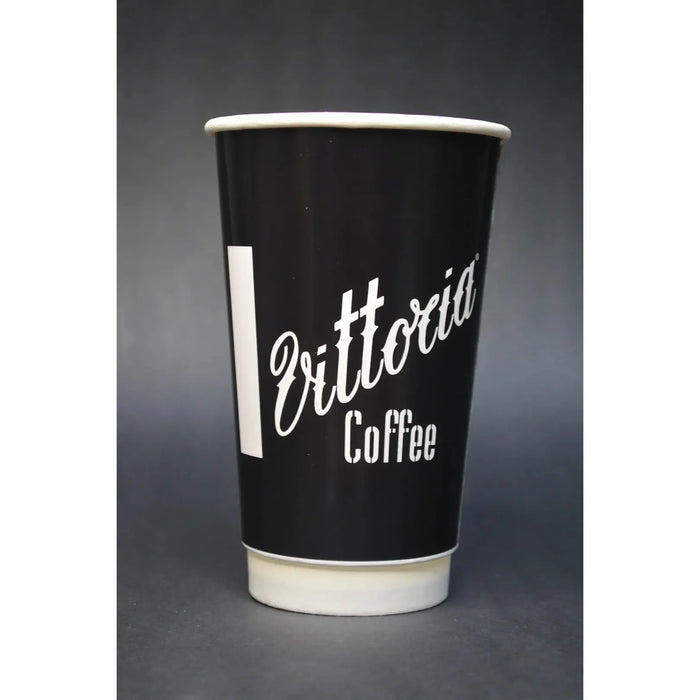 16oz (473ml) Double Wall Custom Coffee Cups With Lids - Custom Promotional Product