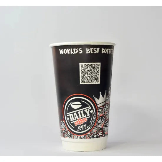 Custom Printed Stadium Festival 16oz (473ml) Double Wall Custom Paper Cups - Custom Promotional Product