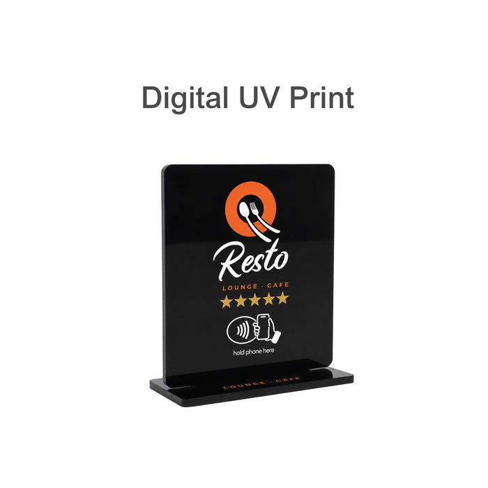 NFC Acrylic Menu Stand -