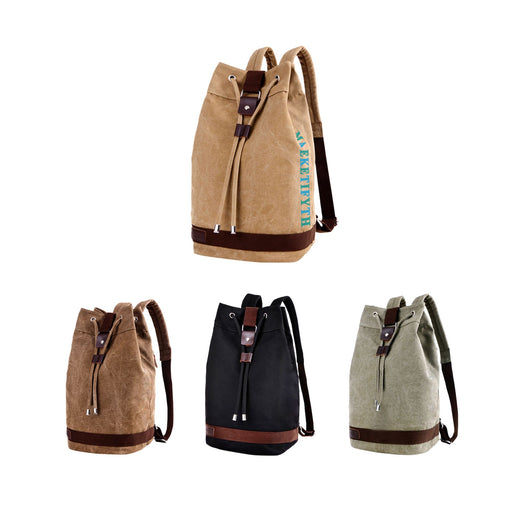 Canvas Bucket Backpack - Custom Promotional Product