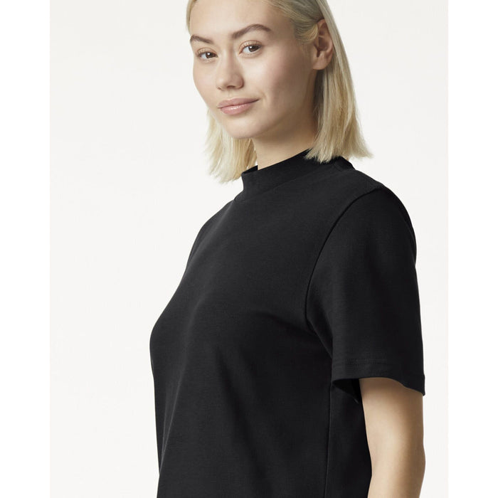 American Apparel - Pique Unisex Mockneck T-Shirt - Custom Promotional Product