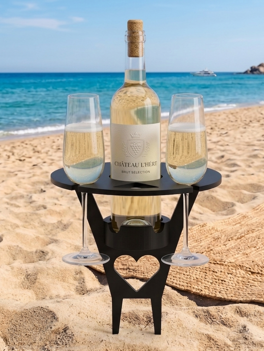 Portable Picnic Beach Wine Table