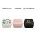 PU Leather Jewellery Box - A set of three PU leather jewellery boxes in white, pink, and black, featuring decorative designs and branding.