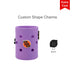 EVA Holes Stubby Holder - A drink bottle holder in purple silicone featuring multiple holes and a branded logo.
