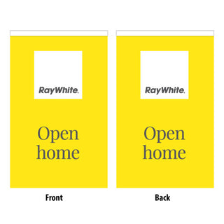 Real Estate Hanging Banner 150cm x 90cm - Custom Promotional Product