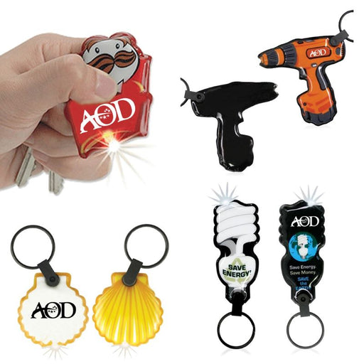 PVC LED Keyrings - Custom Promotional Product