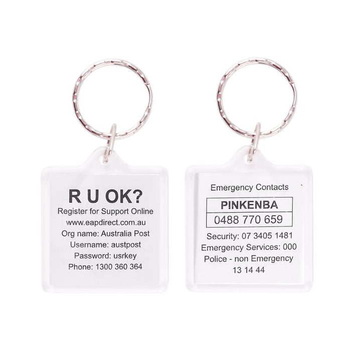 Acrylic Keyrings - Custom Promotional Product