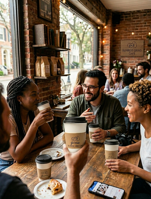 Kraft Coffee Cup Sleeves
