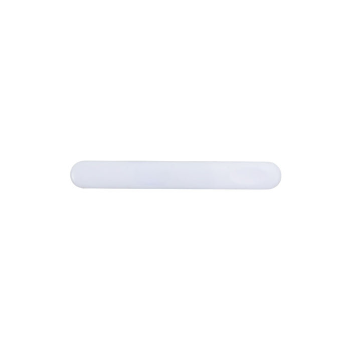 PS Nail File - A white nail file with a smooth surface and rounded ends, featuring a branding logo.