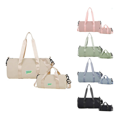 Bucket Duffle Bag With Wide Straps