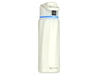 WaterH Boost Smart Bottle 32oz (946ml) - A drink bottle in white with a blue accent and a logo, designed for hydration and featuring a secure lid.
